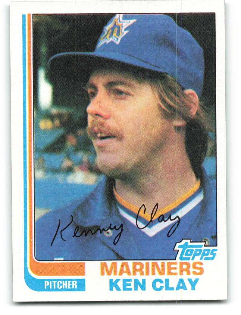 Amazon.com: Baseball MLB 1982 Topps #649 Ken Clay Mariners